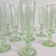 Champagne service in bubble glass from Montauroux