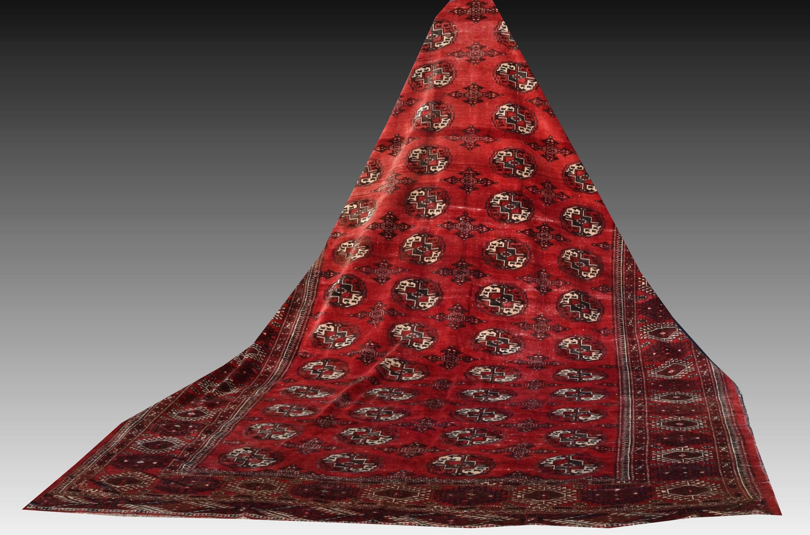 Tapis d'orient Boukhara Turkmène : 310 x 220 Cm