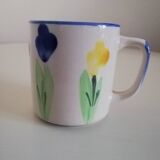 Vintage hand-painted mug cup