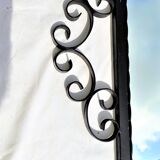 old mirror with scroll decoration around the 1950s/1960s 78x70cm