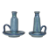 Pair of glazed ceramic candle holders Vilà Clara