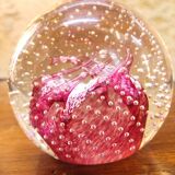 Pink paperweight, Caithness sulphide