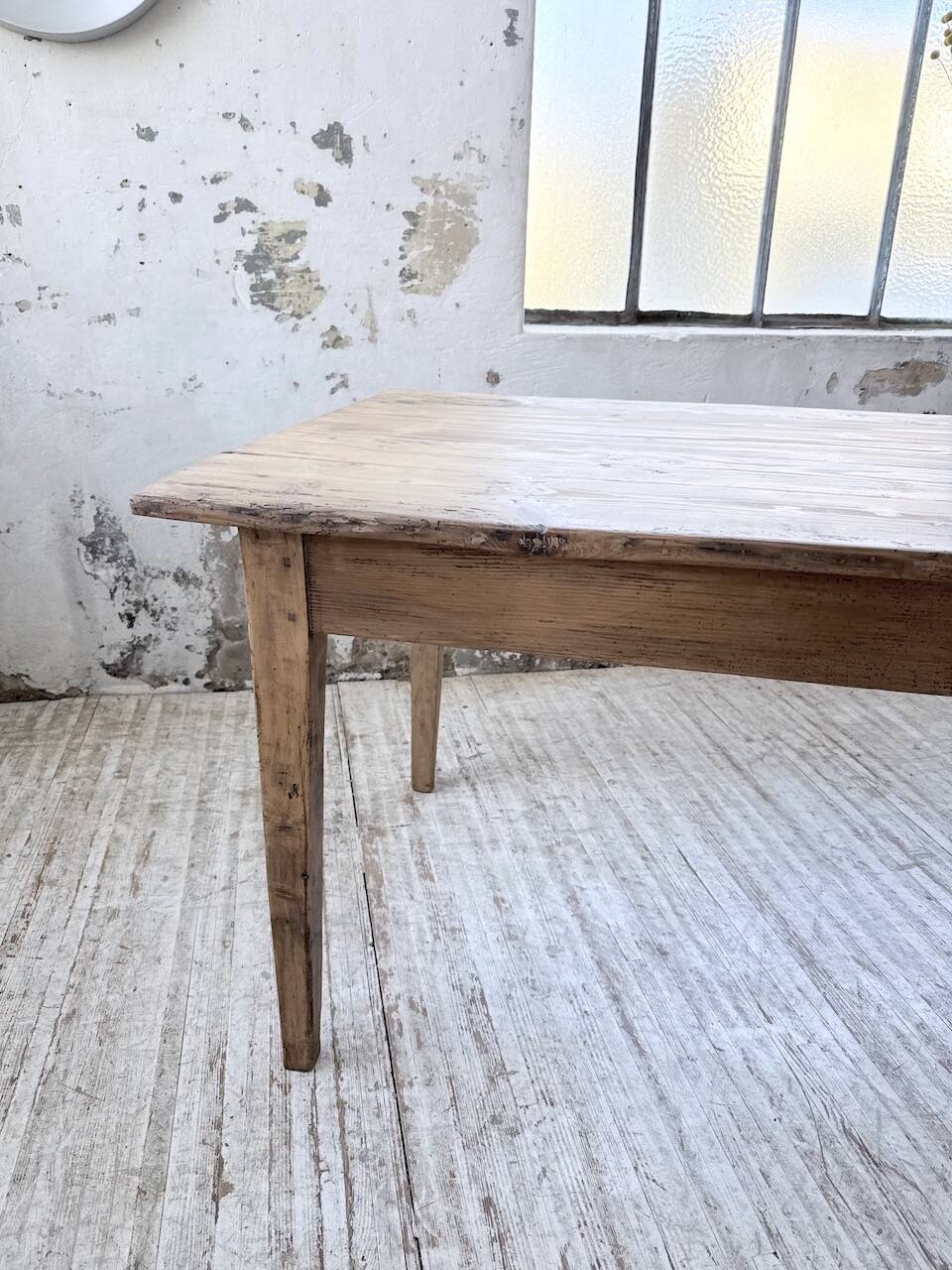 1950 pine farmhouse table 2m