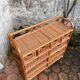 Vintage rattan chest of drawers