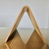 HABITAT magazine rack in bent wood 1980