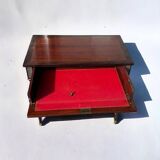 Console Table Writing Desk In Mahogany Louis XVI Style 20th Century Period