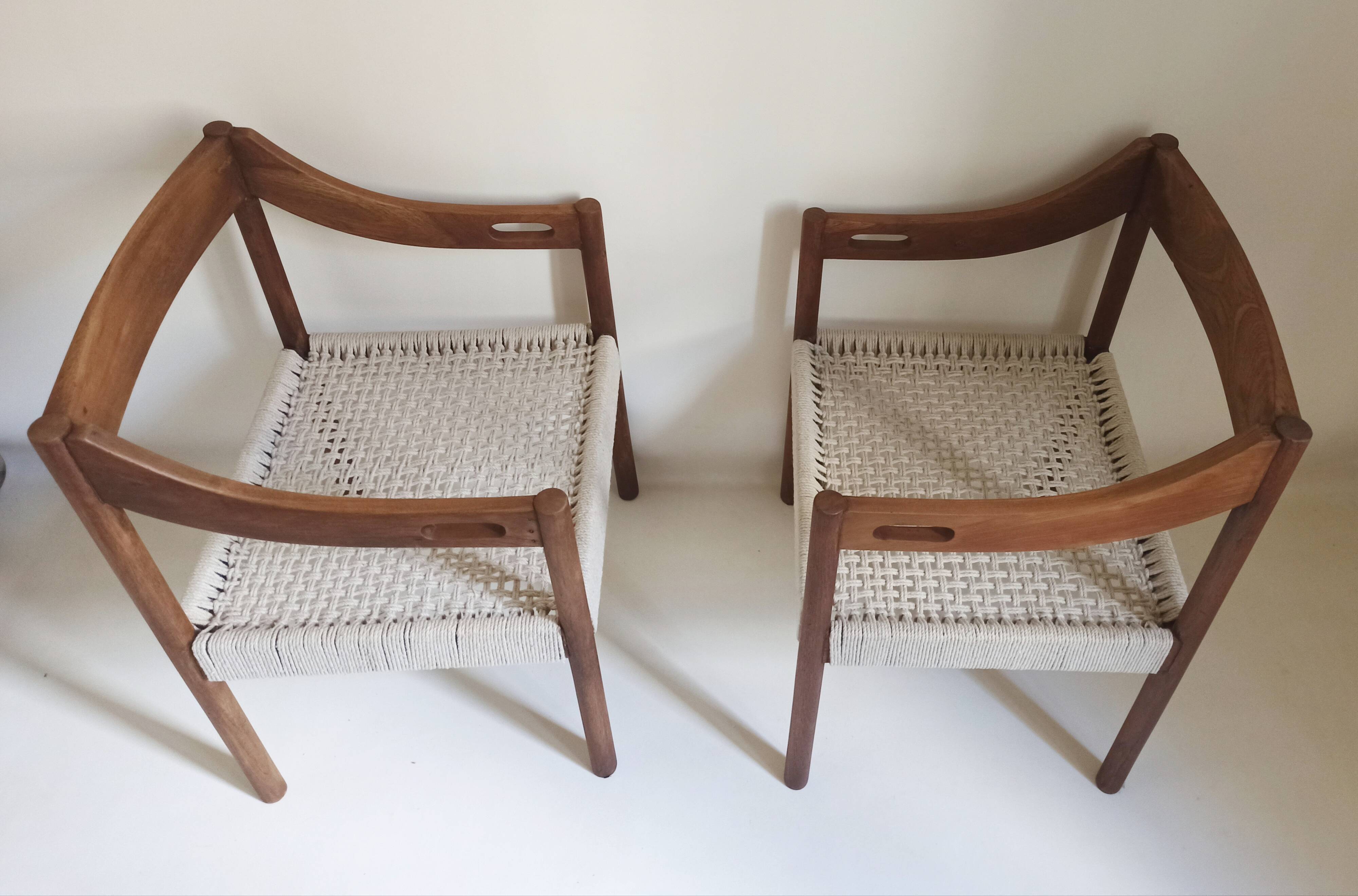 Pair of scandinavian armchairs 50s