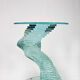 Table d’appoint en verre spiralé Ravello, années 1980