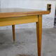 Table pierrette oak clear vintage 1960