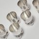 Set of 6 Modernist egg cups, Fritz August Breuhaus, c. 1930