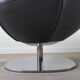 Pair of Tirup Ikea leather armchairs