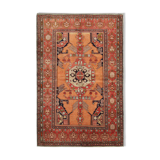 Antique Caucasian Handmade Wool Shirvan Rug 1890- 128x188cm