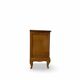 Antique Italian bedside table in solid walnut, 1920s/1930s