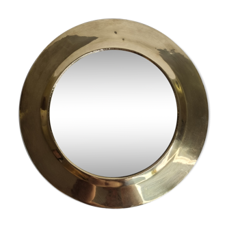 Moroccan vintage mirror, round, 38 cm