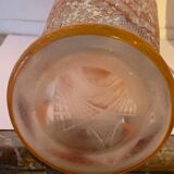 Pair of bohemian crystal vases.