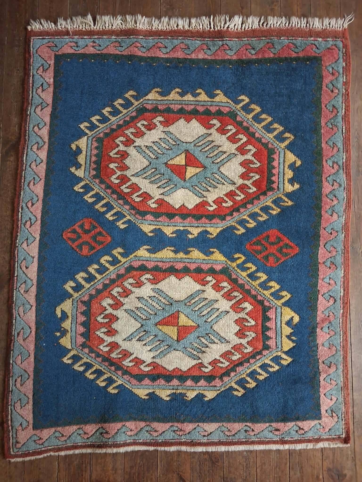 Tapis Anatolien Kars Kazak fait main 154x121cm