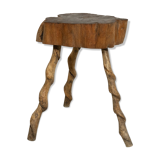 Tripod wooden stool