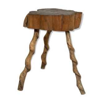 Tripod wooden stool