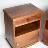 Pair of art deco bedside tables