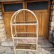 Vintage rattan shelf height