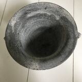 Paire de caches pots en zinc