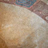 Tapis Vintage Khaden Tibétain en Laine, Années 1970, Épais et Élégant