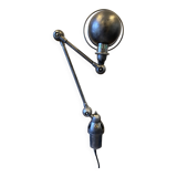 Jieldé desk lamp with 2 arms of 40cm and 25cm with a clamp base.