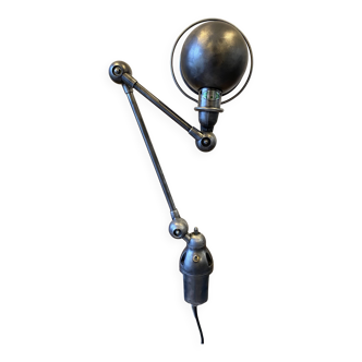 Jieldé desk lamp with 2 arms of 40cm and 25cm with a clamp base.