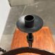 Vintage brutalist wrought iron candle holder by Boltze, 1970s.