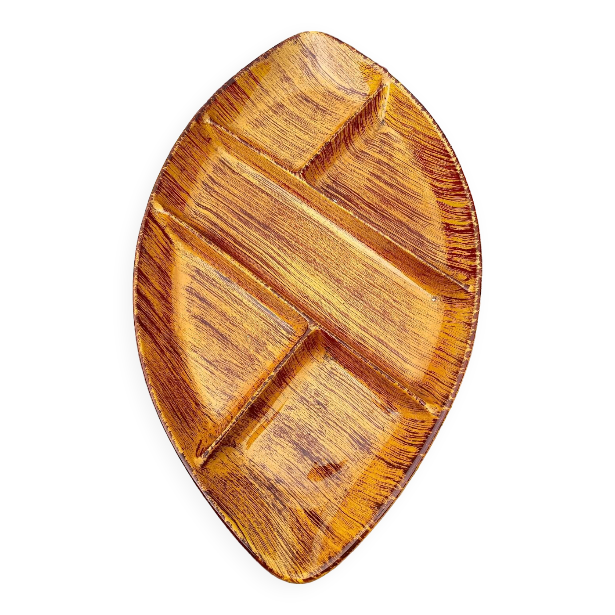 Compartmented serving dish