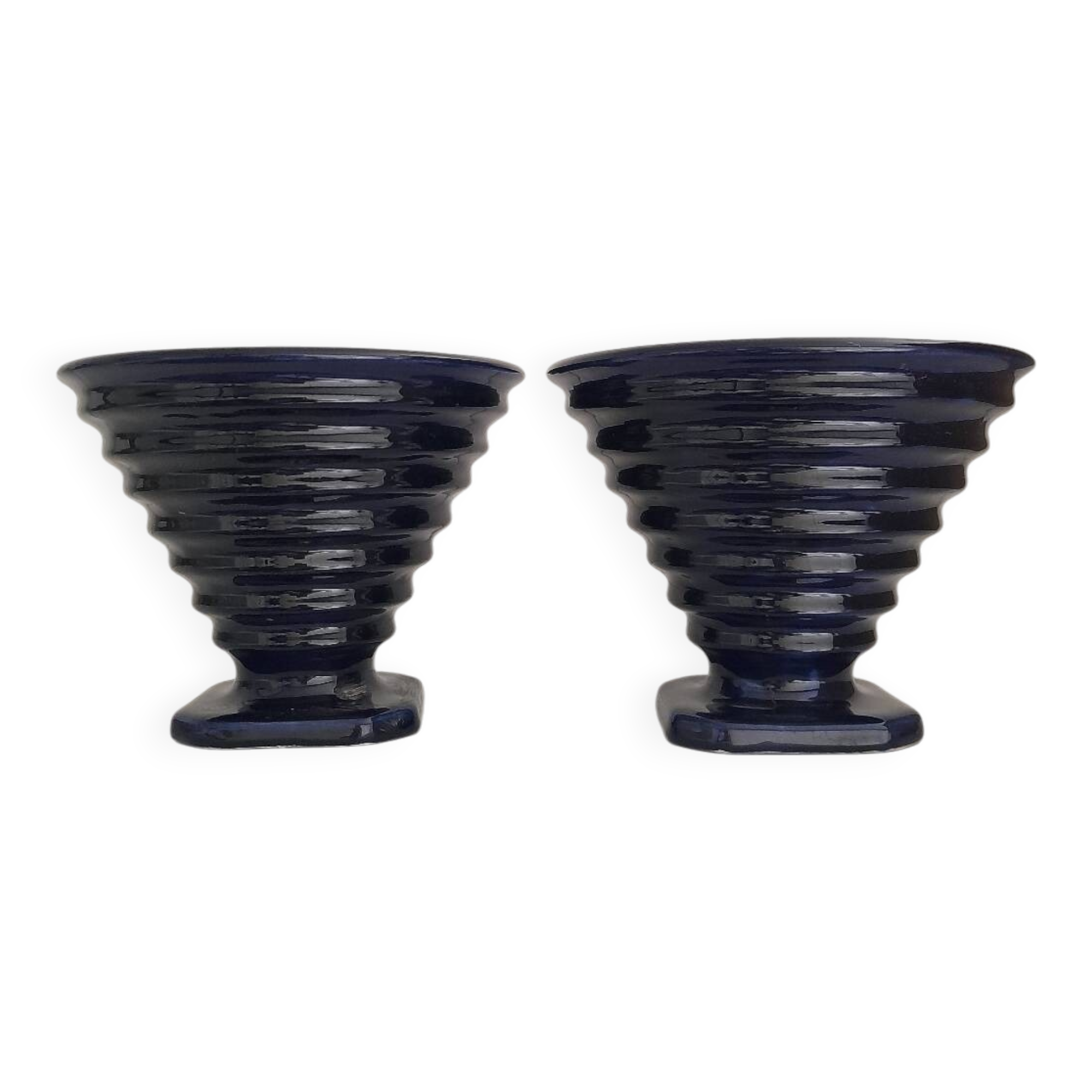Paire de vases céramique Art Déco