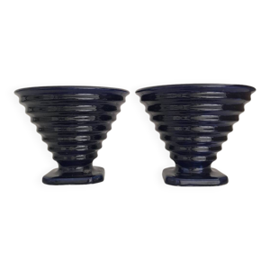 Paire de vases céramique