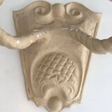 Pair of plaster wall lights