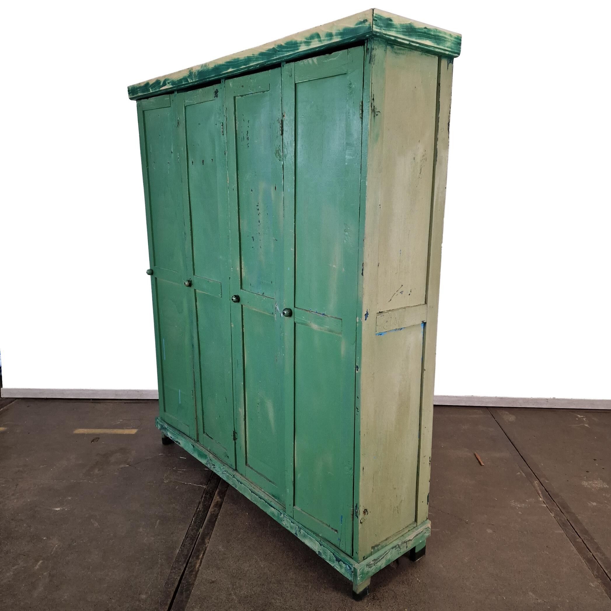 Vintage wooden locker