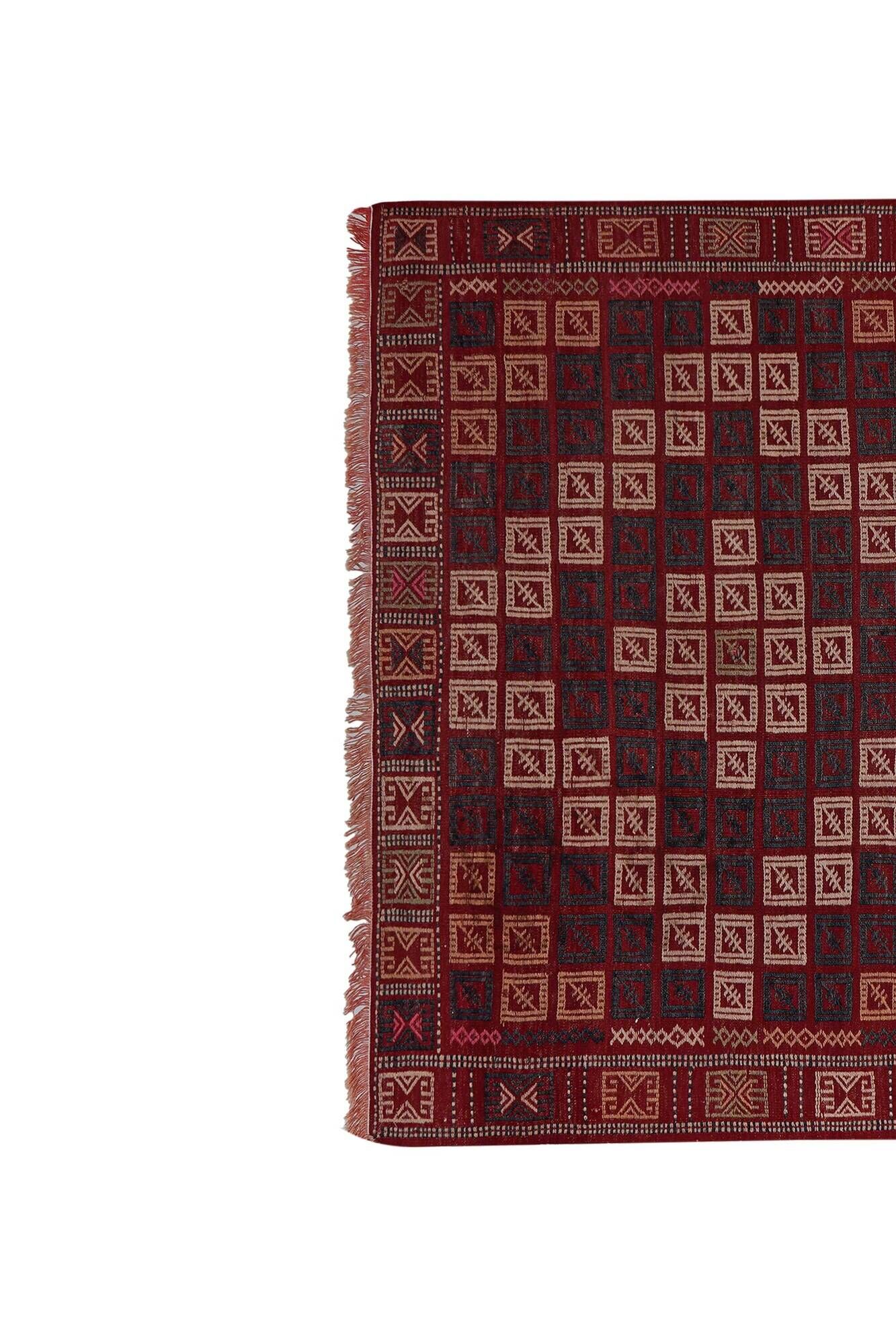 Kilim turc vintage tissé main 150x212 cm