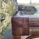 Roche Bobois bamboo coffee table