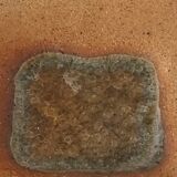 Empty pocket handmade sandstone chamotté resin