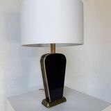 Diderot Sarco black and gold lacquered table lamp