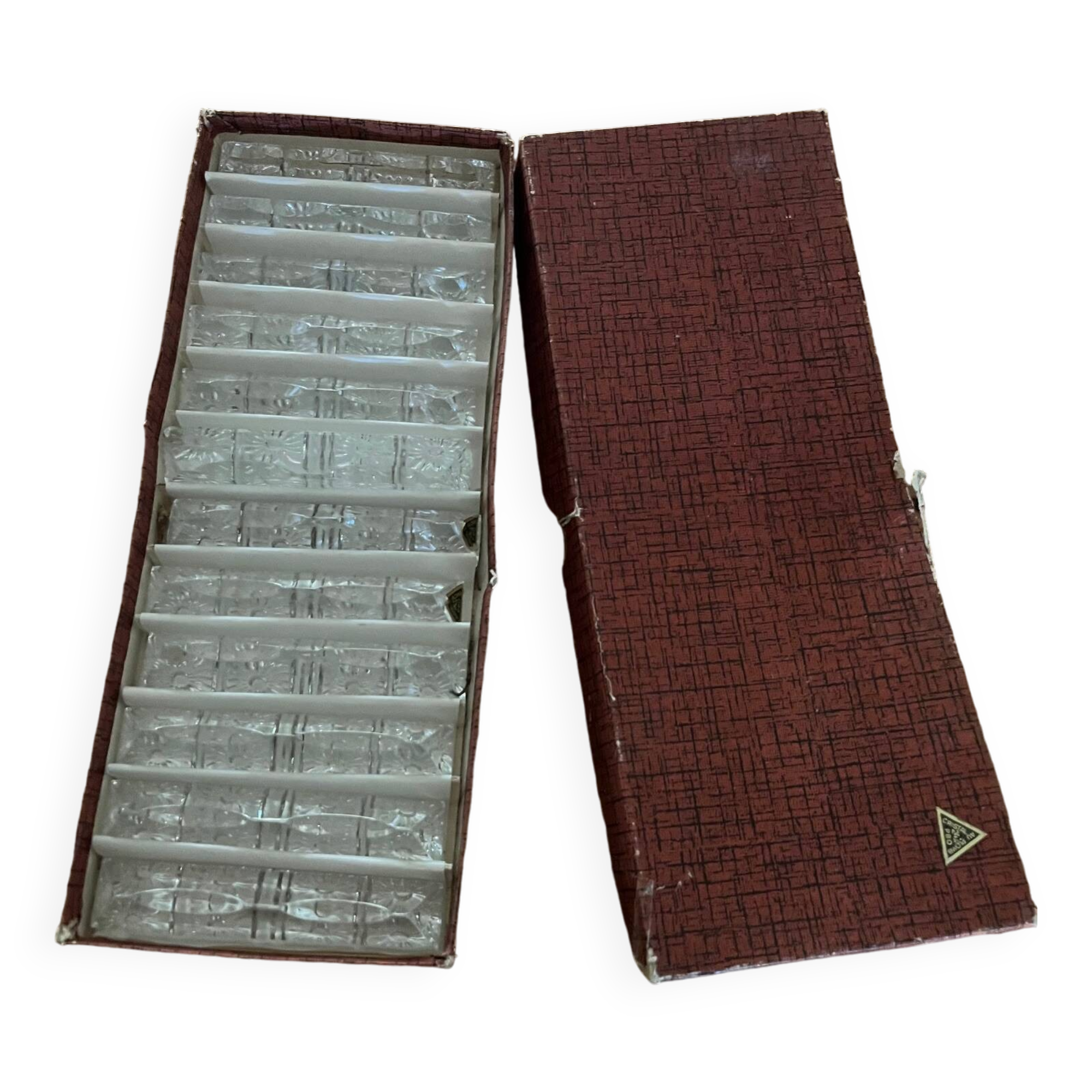 Crystal cutlery holder