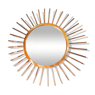 Miroir mural soleil Erdecor 1950s