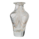 Vintage Murano glass vase - subtly swirled transparent glass - Italy 1970s - table decoration, gift idea