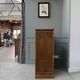Art Deco glass-fronted oak sideboard (renovated)