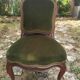 Chaise velours empire