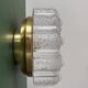 Vintage glass moulded globe wall/ceiling light.