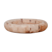 Mid-century pine belgium wooden bowl