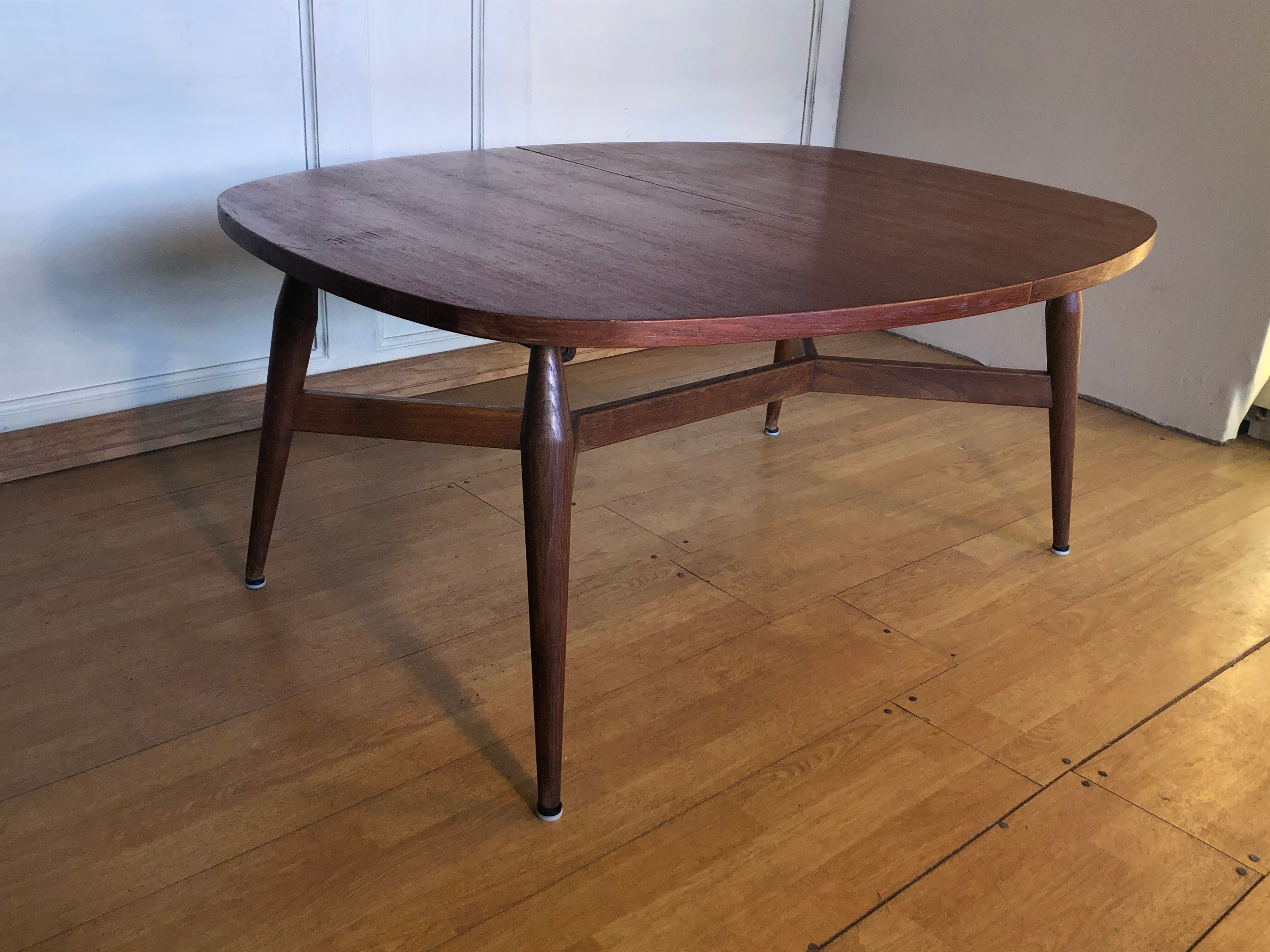 Scandinavian liftable table. 1960. Free shipping