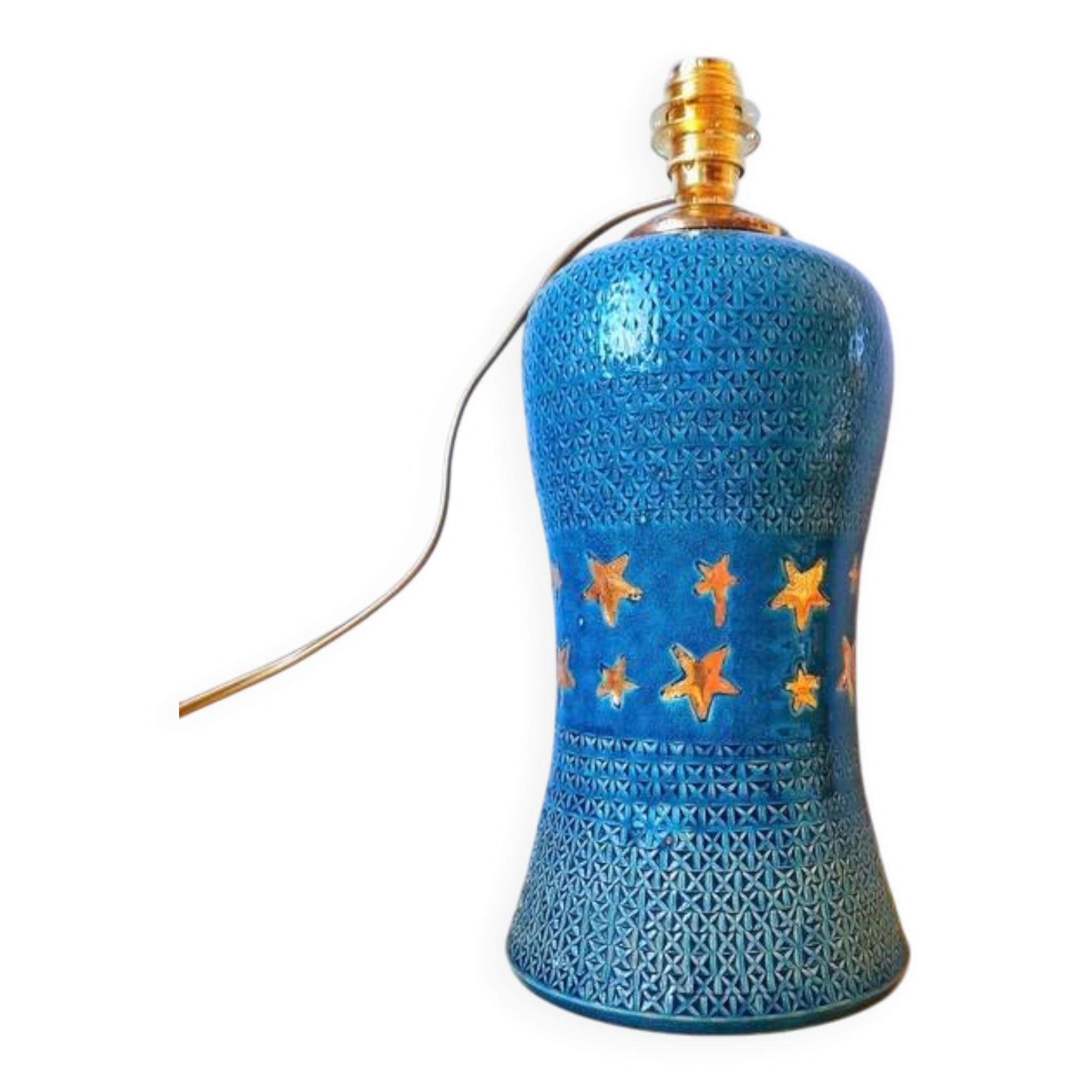 Ceramic lamp base A.Rousset Paris