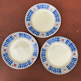 Three Digoin Gerardmer dessert plates