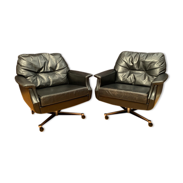 A pair of Möbel Mann armchairs, Germany, 1960s