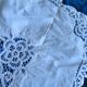 Nappe a the ou surnaple ancienne broderie richelieu